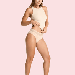 Culotte Brodée Menstruelle
